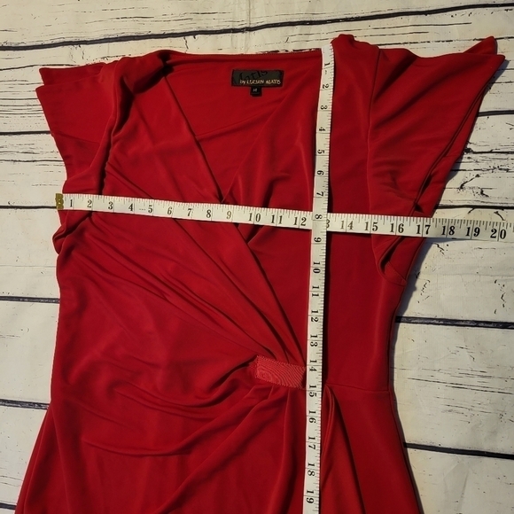 Lucian Matis Red Dress Size M - Picture 8 of 11